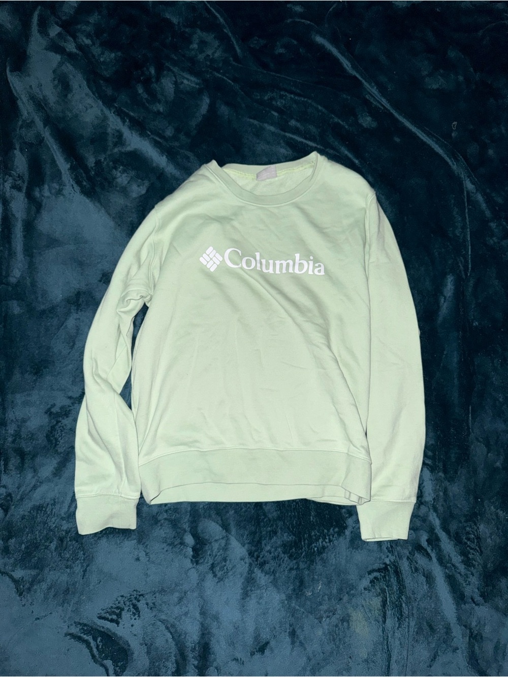 Columbia Women's Mint Green Logo Crewneck Sweatshirt